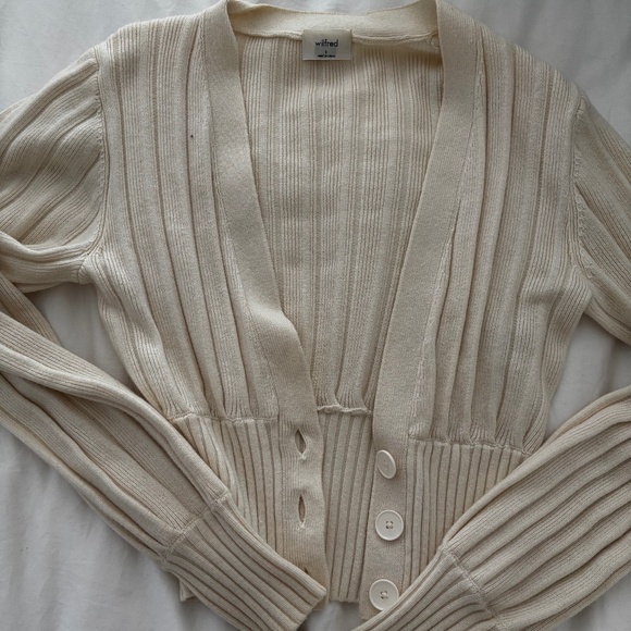 Aritzia Wilfred Plunge Cardigan - Picture 2 of 2